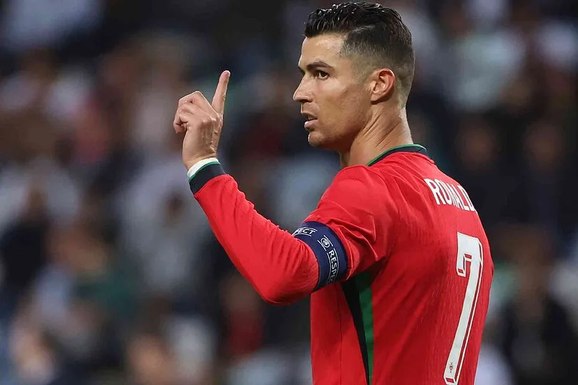 Video. Así es como Cristiano Ronaldo se da ánimos durante un partido