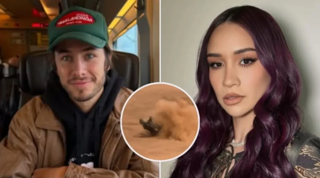 El susto de su vida: Juanpa Zurita muestra el accidente que casi arruina su viaje. Foto: IG @juanpazurita / @danielarodrice