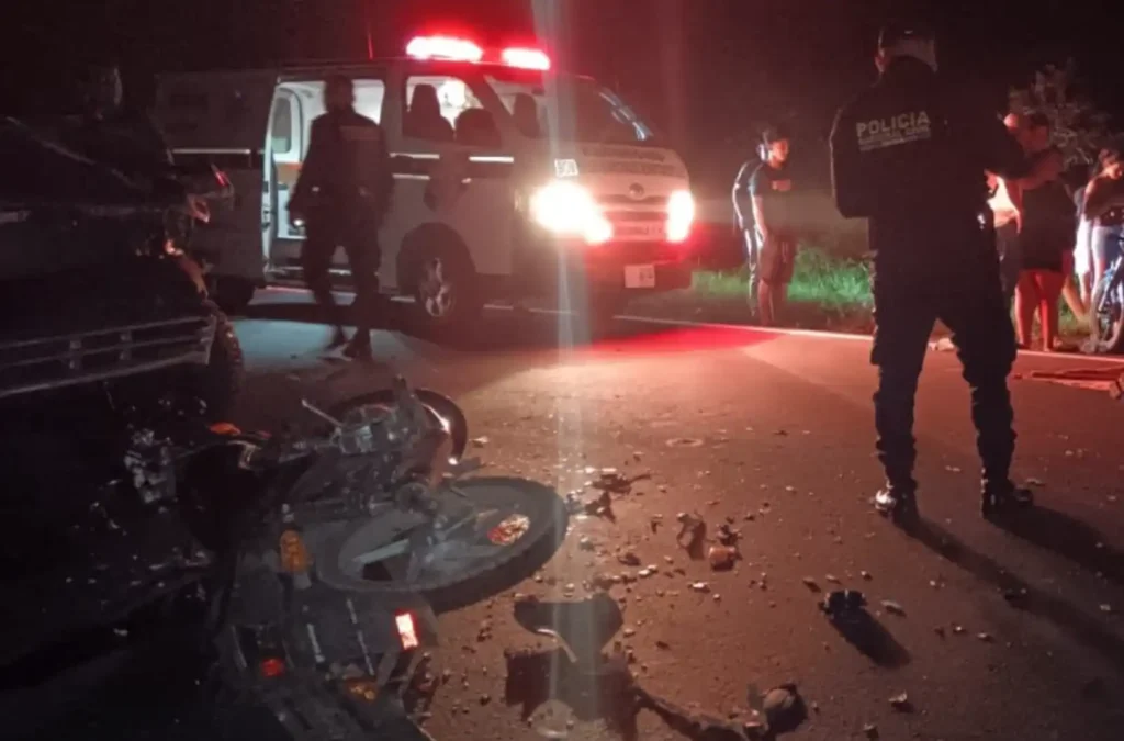 Muere mujer motorista en antigua ruta al Puerto de San José