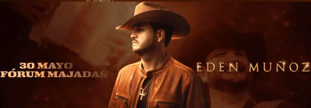 Edén Muñoz se presenta este sábado 30 de mayo en Guatemala