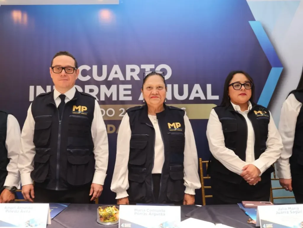 Así presentó su último informe como fiscal general Consuelo Porras