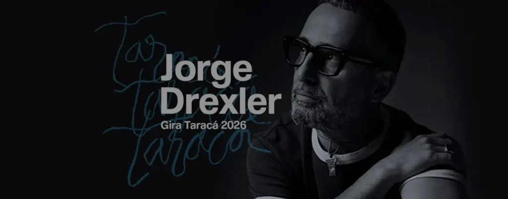 Jorge Drexler llegará a Guatemala con su gira Taracá 2026 Jorge Drexler | Gira Taracá 2026