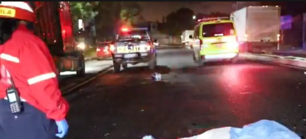 Mortal accidente en la Aguilar Batres provoca caos en Villa Nueva