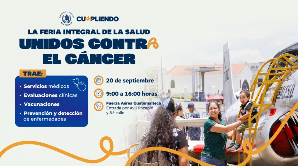 ¡Atención médica al alcance de todos! La Feria Integral de Salud 2026 llega este domingo a la Fuerza Aérea.