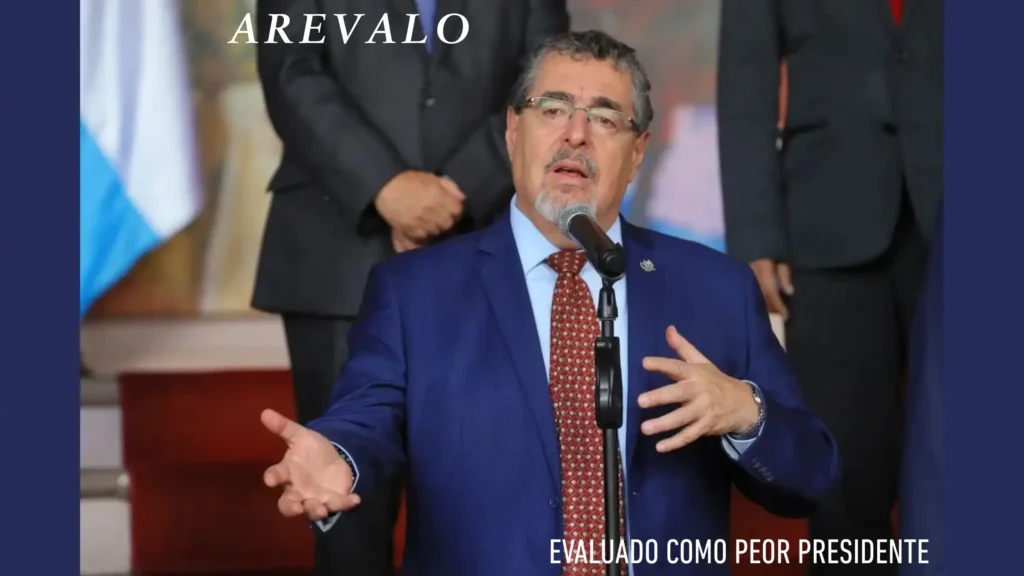 AREVALO EVALUADO COMO PEOR PRESIDENTE