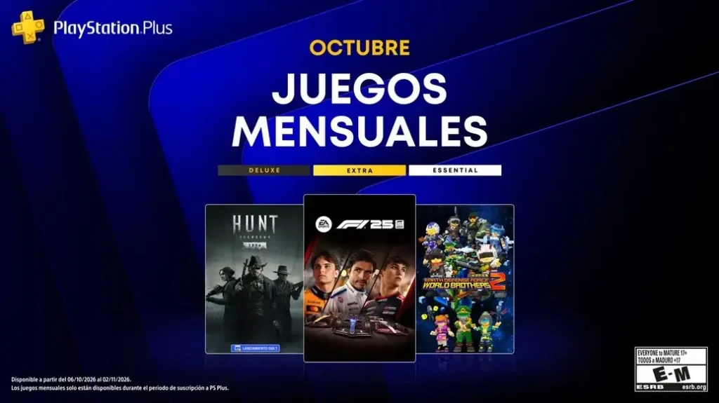 Los nuevos juegos que podrás disfrutar en PlayStation durante octubre de 2026 Los nuevos juegos que podrás disfrutar en PlayStation durante octubre de 2026
