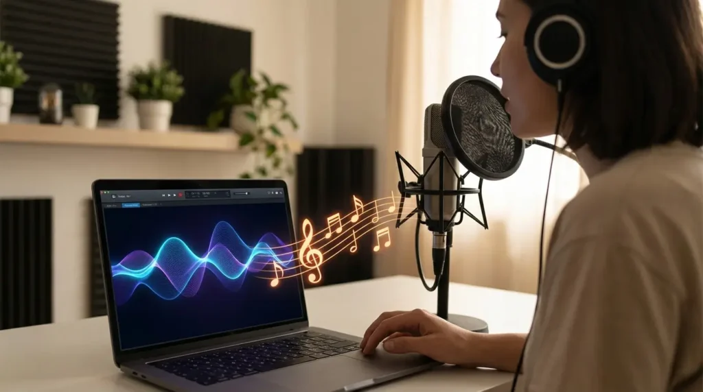 ¿Puede la IA crear una canción con tu voz? Foto: Al Music Maker